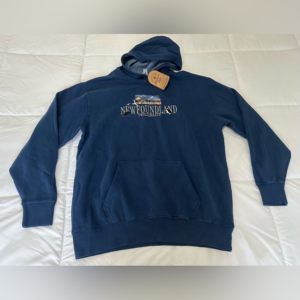 Brand New Unisex Newfoundland Twillingate Hoodie Sz Large